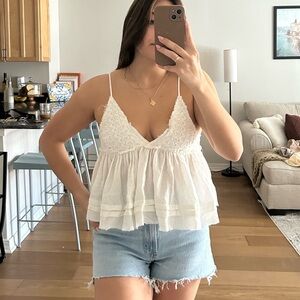 NWOT babydoll top